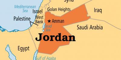 Јордан мапа на локација