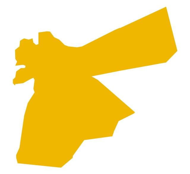 мапа на Јордан мапата вектор