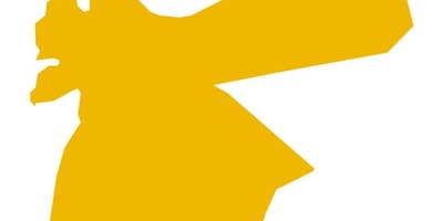 Мапа на Јордан мапата вектор